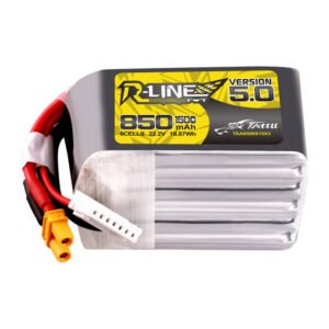 Batterie LiPo Tattu R-Line 5.0 850mAh 22.2V 6S1P 150C XT30U-F