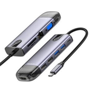 Hub USB-C 6 en 1 - Mcdodo HU-7740 (USB-C, HDMI, USB 3.0*2, SD, TF)