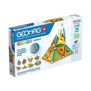 Panneaux Supercolor Recyclés 78 pièces GEOMAG GEO-379