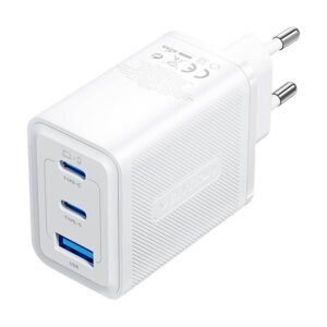 Chargeur mural Vention FERW0-EU - 2x USB-C, USB-A - 65W/65W/30W - GaN - Blanc