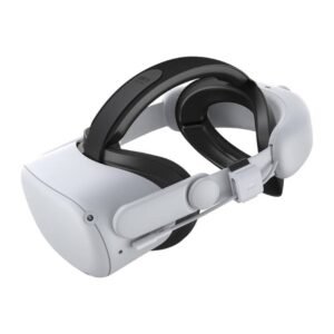 Sangle de tête confort avec batterie - Kiwi Design Q31-2.2 pour Meta Quest 2 - Blanc