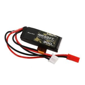 Batterie LiPo 7.4V 3000mAh - Gens Ace 25C - pour réplique Airsoft avec connecteur Mini Deans(T)