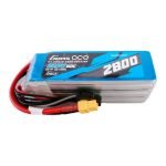 Batterie Lipo Gens ace G-Tech 2800mAh 22.2V 60C 6S1P avec connecteur XT60