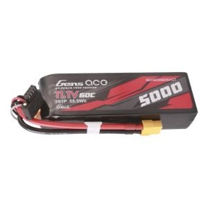 Batterie Lipo Gens ace G-Tech 5000mAh 11.1V 60C 3S1P avec prise XT60