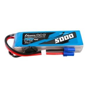 Batterie LiPo Gens ace G-Tech 5000mAh 14.8V 45C 4S1P avec prise EC5