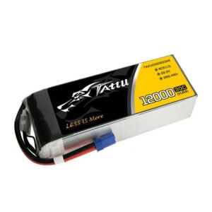 Batterie Lipo Tattu 12000mAh 22.2V 30C 6S1P UAV avec prise EC5