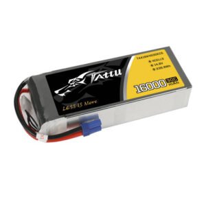 Batterie Lipo Tattu 16000mAh 14.8V 30C 4S1P avec connecteur EC5