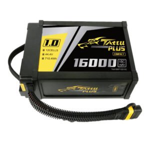 Batterie LiPo Tattu Plus 1.0 Compact 16000mAh 12S 15C 44.4V avec connecteur AS150U