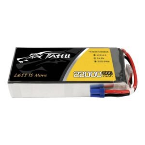 Batterie LiPo Tattu 22000mAh 14.8V 30C 4S1P avec connecteur EC5