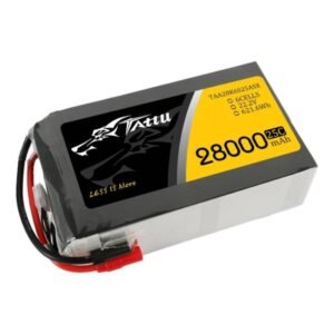 Batterie Lipo Tattu 28000mAh 22.2V 25C 6S1P avec connecteurs AS150+XT150