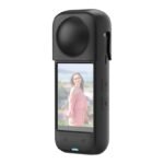 Coque de protection en silicone PULUZ pour Insta360 X4 - Noir