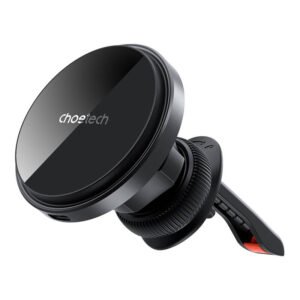 Support de voiture magnétique avec chargeur Choetech T204-F, 15W - Noir
