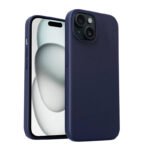 Coque Aukey PC-GJ10B pour iPhone 15 Plus - Bleu Orage