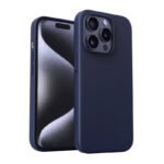 Coque Aukey PC-GJ10D pour iPhone 15 Pro Max - Bleu Tempête