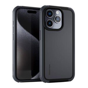 Coque pour iPhone 15 Pro - Aukey PC-UG10C - Gris Foncé