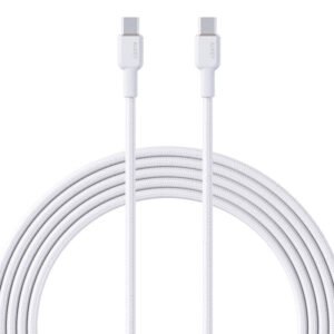 Câble USB-C vers USB-C Aukey CB-NCC2, 60W, 1.8m - Blanc
