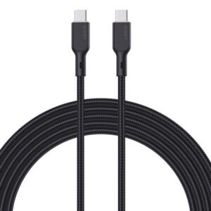 Câble USB-C vers USB-C Aukey CB-KCC102, 100W, 1.8m, Noir