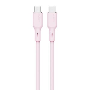 Câble USB-C vers USB-C Aukey CB-SCC102, 100W, 1.8m - Rose