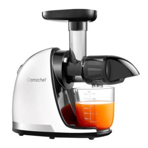 Extracteur de jus lent AMZCHEF 1501-WT - Blanc