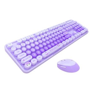 Ensemble clavier et souris sans fil MOFII Sweet New 2.4G - Violet
