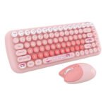 Ensemble clavier et souris sans fil MOFII Candy New 2.4G - Rose