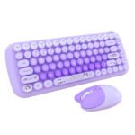 Ensemble clavier et souris sans fil MOFII Candy New 2.4G - Violet