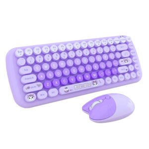 Ensemble clavier et souris sans fil MOFII Candy New 2.4G - Violet