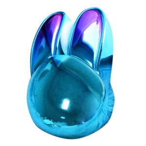 Souris sans fil et Bluetooth MOFII Rabbit M6DM Chromée - Bleue