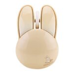 Souris sans fil + Bluetooth MOFII Rabbit M6DM Peinture à l'huile - Rose