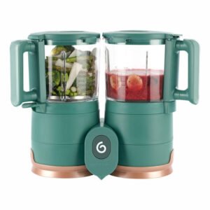 Robot culinaire multifonction Babymoov Nutribaby Glass 4-en-1 - Vert