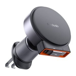 Chargeur de voiture sans fil avec câble USB-C rétractable Mcdodo CH-3000, 15W - Noir