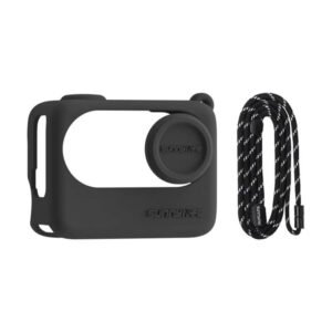 Lanière et étui en silicone Sunnylife pour Insta360 GO 3S - Noir