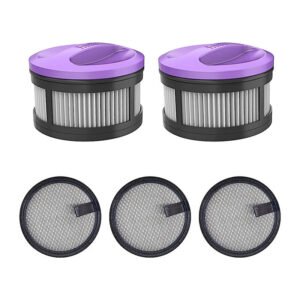 Filtres (3 pièces) et filtres HEPA (2 pièces) pour INSE S10