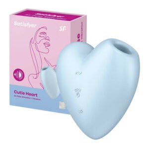 Stimulateur clitoridien Satisfyer Cutie Heart - Bleu