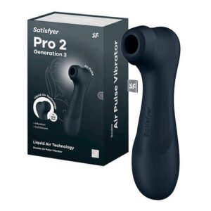 Stimulateur clitoridien avec application Satisfyer Pro 2 Génération 3 - Noir