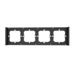 Cadre pour interrupteur quadruple SONOFF M5-4C-80-F - Graphite/Noir