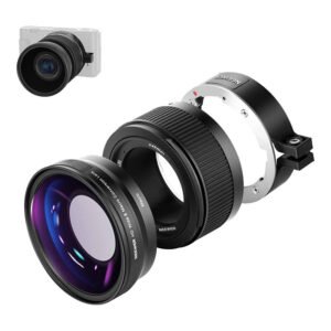Objectif grand angle Neewer pour Sony ZV1 - Noir