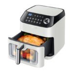 Friteuse sans graisse LEACCO AF020 4.5L 1050W - Blanc