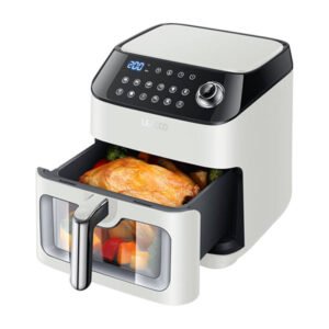 Friteuse sans graisse LEACCO AF020 4.5L 1050W - Blanc