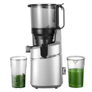 Extracteur de jus à vitesse lente AMZCHEF SJ-036-SV - Argenté