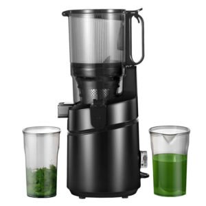 Extracteur de jus à vitesse lente AMZCHEF SJ-036-BK - Noir