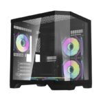 Boîtier PC Darflash FT350 avec 5 ventilateurs aRGB - Noir