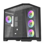 Boîtier PC Darflash FT418 PRO avec 7 ventilateurs aRGB - Noir