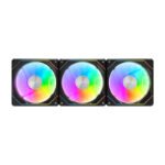 Ventilateurs d'ordinateur 3 en 1 Darkflash Gauss G24 - Noir