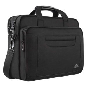 Sac d'affaires pour ordinateur portable - Matein 1172 - Noir - Pour ordinateur 17 pouces