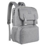 Sac à dos pour ordinateur portable 15.6'' / Sac à déjeuner Matein 1161 USB - Gris