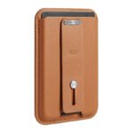 Porte-cartes magnétique Halo Lock ESR - Marron
