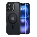 Coque ESR Hybrid (HaloLock) pour iPhone 16 avec kit de protection d'écran - Noir