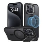 Coque Hybride ESR HaloLock avec support pour iPhone 16 Pro - Noir