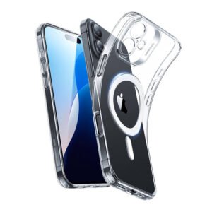 Coque Zero Clear (HaloLock) ESR pour iPhone 16 - Transparent